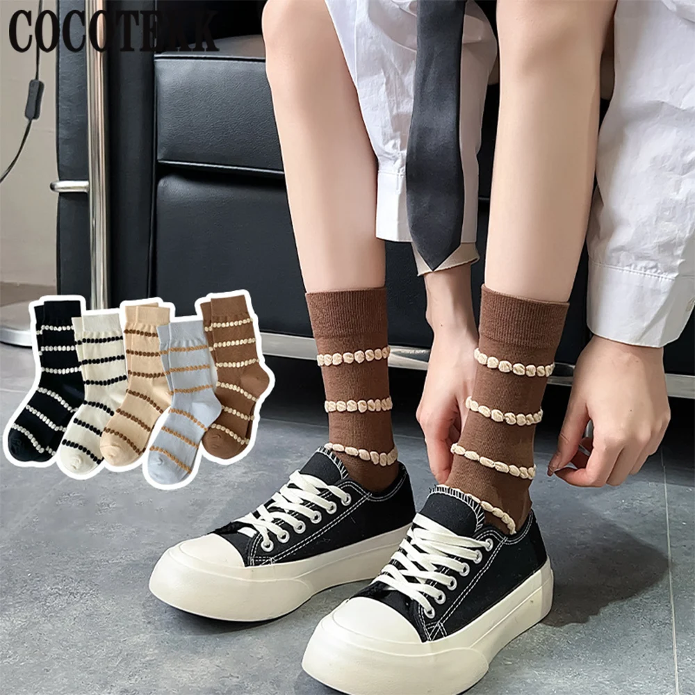 Women Socks 2023 Fashion Stripe Art Novelty Style Design Combed Cotton Socks Women Spring Summer Popular Trend Street Gifts
Women Socks 2023 Fashion Stripe Art Novelty Style Design Combed Cotton Socks Women Spring Summer Popular Trend Street Gifts