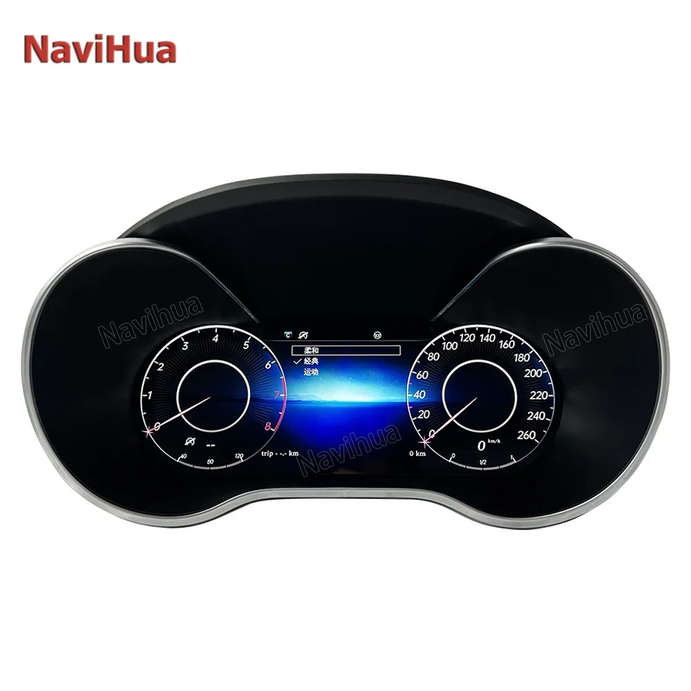 NaviHua 12.3 Inch Car Auto Meter Speedometer Panel Instrument Cluster Digital LCD Dashboard Speedometer for Mercedes Benz C GLC
NaviHua 12.3 Inch Car Auto Meter Speedometer Panel Instrument Cluster Digital LCD Dashboard Speedometer for Mercedes Benz C GLC