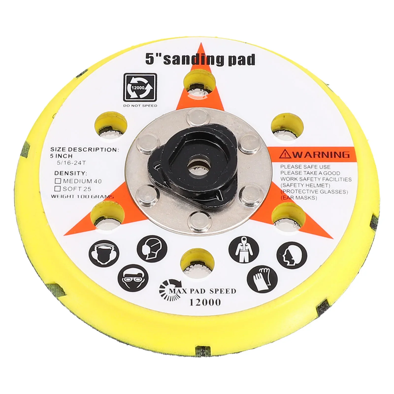 Heat Resistant 5 Sanding Pad Backing Plate Ventilated Cooling Channels Dual Function Holder Adapter For DAS 21E
Heat Resistant 5 Sanding Pad Backing Plate Ventilated Cooling Channels Dual Function Holder Adapter For DAS 21E