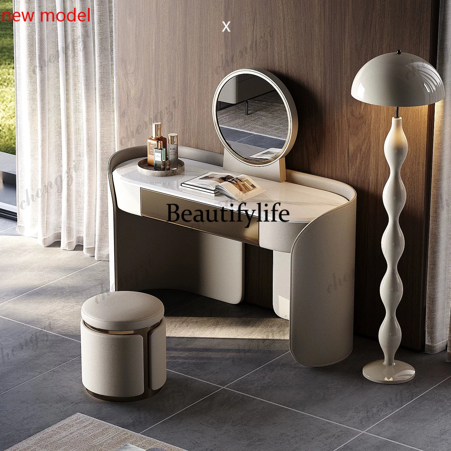 Italian light luxury high-end solid wood dressing table large flat high-end dressing tableN138
Italian light luxury high-end solid wood dressing table large flat high-end dressing tableN138