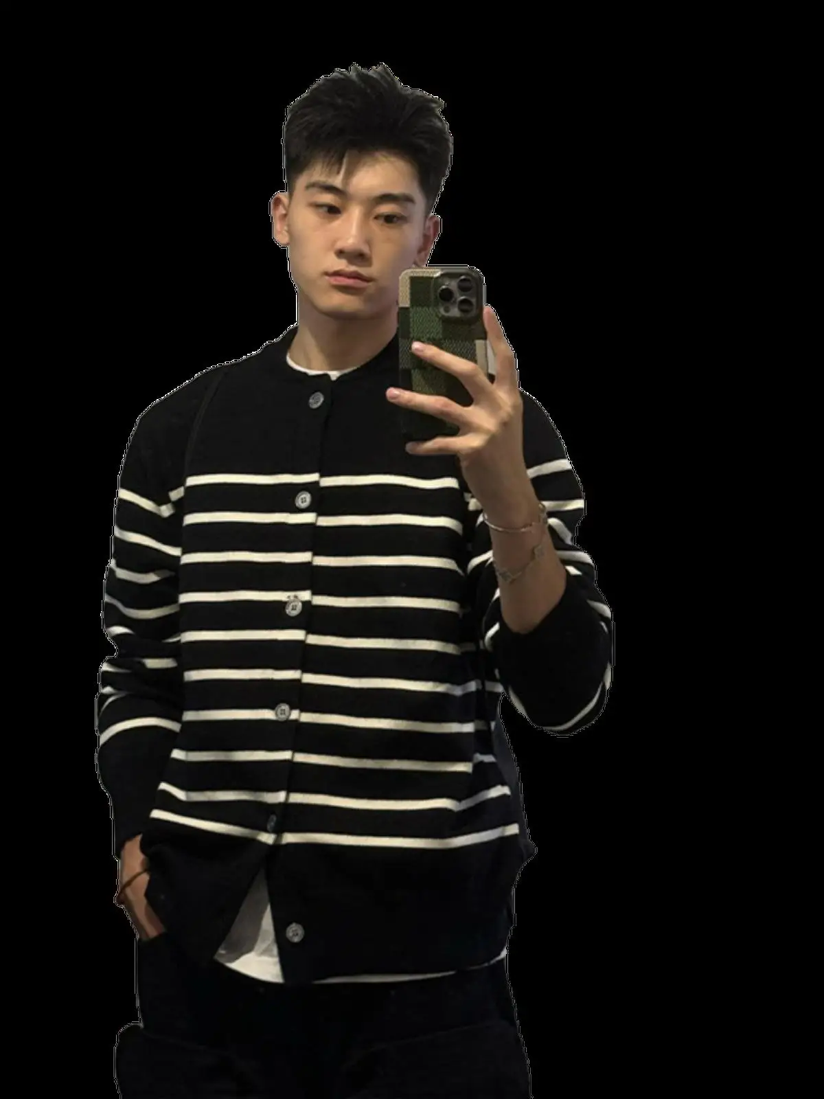 Classic Bla White Striped Open Cardigan Sweater Men's Women's Simple Sle Knitted Long Sve irt Casual Wear for Autumn...
Classic Bla White Striped Open Cardigan Sweater Men's Women's Simple Sle Knitted Long Sve irt Casual Wear for Autumn...