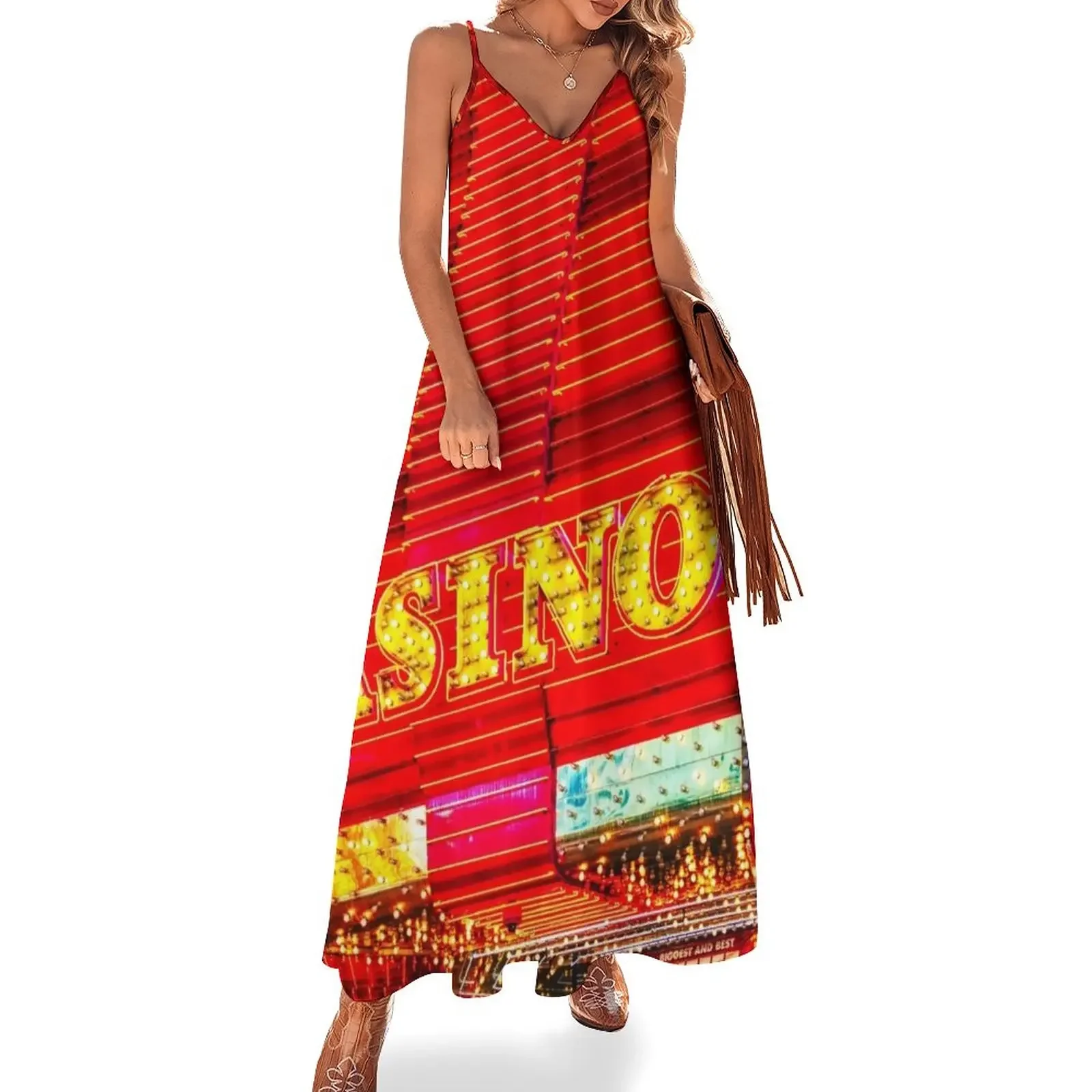 Fremont Casino, Las Vegas Sleeveless Dress elegant dresses plus sizes women's fashion dresses dresses for prom Dress
Fremont Casino, Las Vegas Sleeveless Dress elegant dresses plus sizes women's fashion dresses dresses for prom Dress