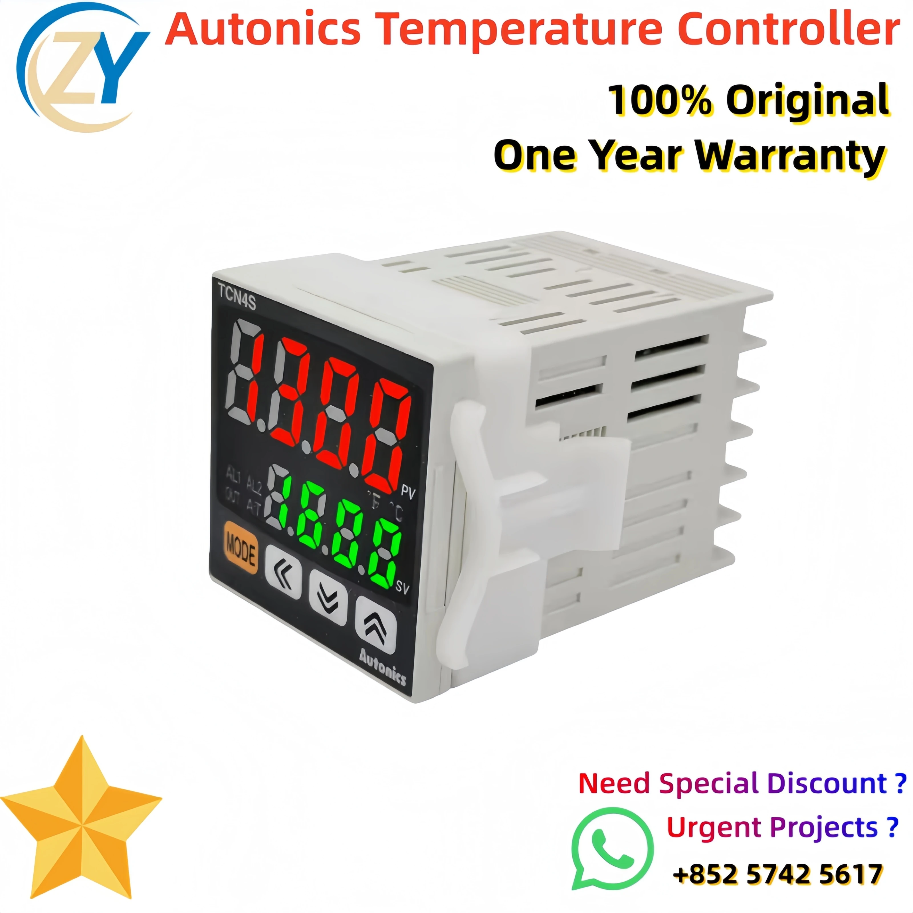 Genuine TCN4S-24R TC4S TCN4H TCN4M TCN4L Autonics Digital Temperature Controller【Price Negotiable】
Genuine TCN4S-24R TC4S TCN4H TCN4M TCN4L Autonics Digital Temperature Controller【Price Negotiable】