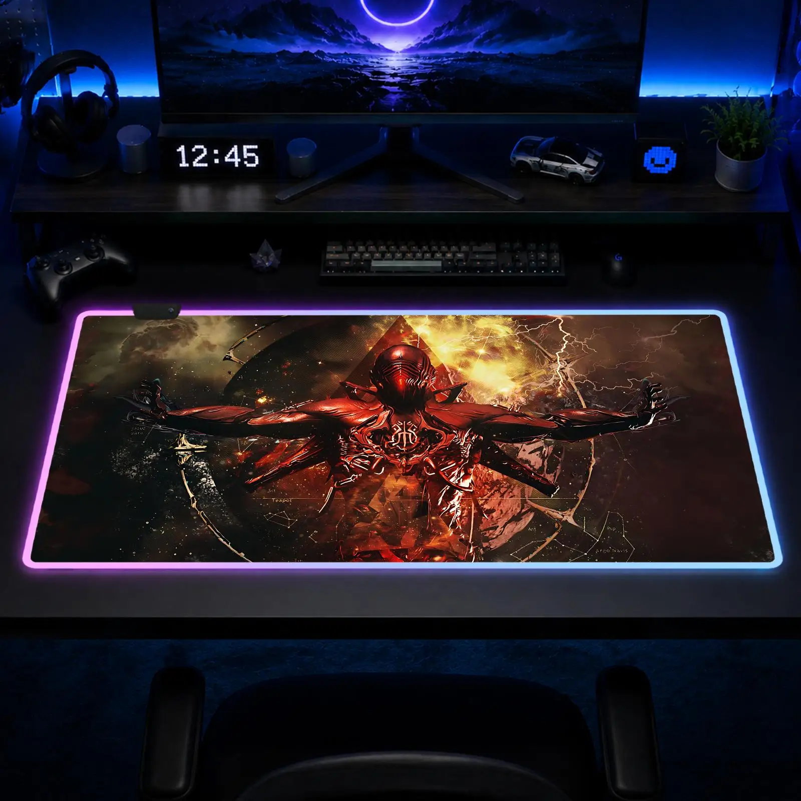 Warframe Mouse Pad Gaming Anime Mouse Pad XXL RGB Desk Mats LED Table Pads Backlit Rubber Desktop
Warframe Mouse Pad Gaming Anime Mouse Pad XXL RGB Desk Mats LED Table Pads Backlit Rubber Desktop
