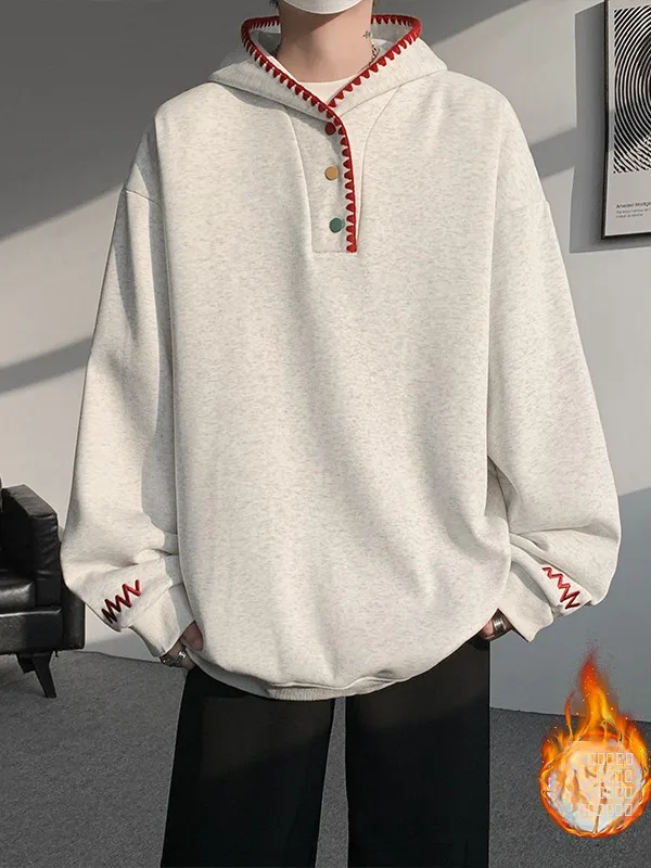 American Sle Heavyweight Hoodie Men's Winter Fce Lined Casual Embroidered Top Trendy Color Blo Long Sve Sweatirt
American Sle Heavyweight Hoodie Men's Winter Fce Lined Casual Embroidered Top Trendy Color Blo Long Sve Sweatirt