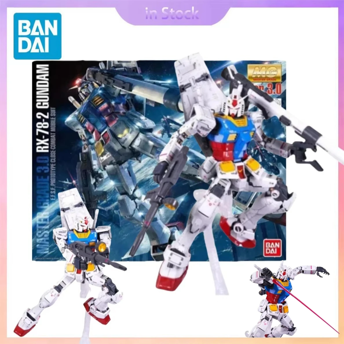 In Stock Bandai MG 1/100 Gundam 3.0 RX-78-2 Action Figure Model Kit - Anime Collection Gift for Boys And Girls Gift for Boy girl
In Stock Bandai MG 1/100 Gundam 3.0 RX-78-2 Action Figure Model Kit - Anime Collection Gift for Boys And Girls Gift for Boy girl