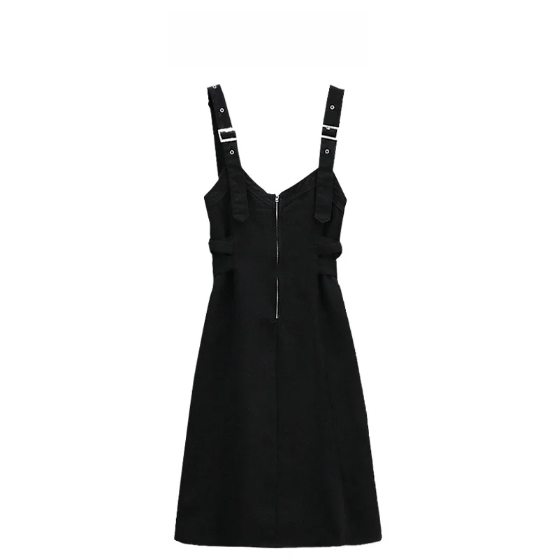 Fashionable plus Size Denim Halter Dress Women's Summer Slimming Tummy Covering Backless Gown Korean Style High Waist Cotton
Fashionable plus Size Denim Halter Dress Women's Summer Slimming Tummy Covering Backless Gown Korean Style High Waist Cotton