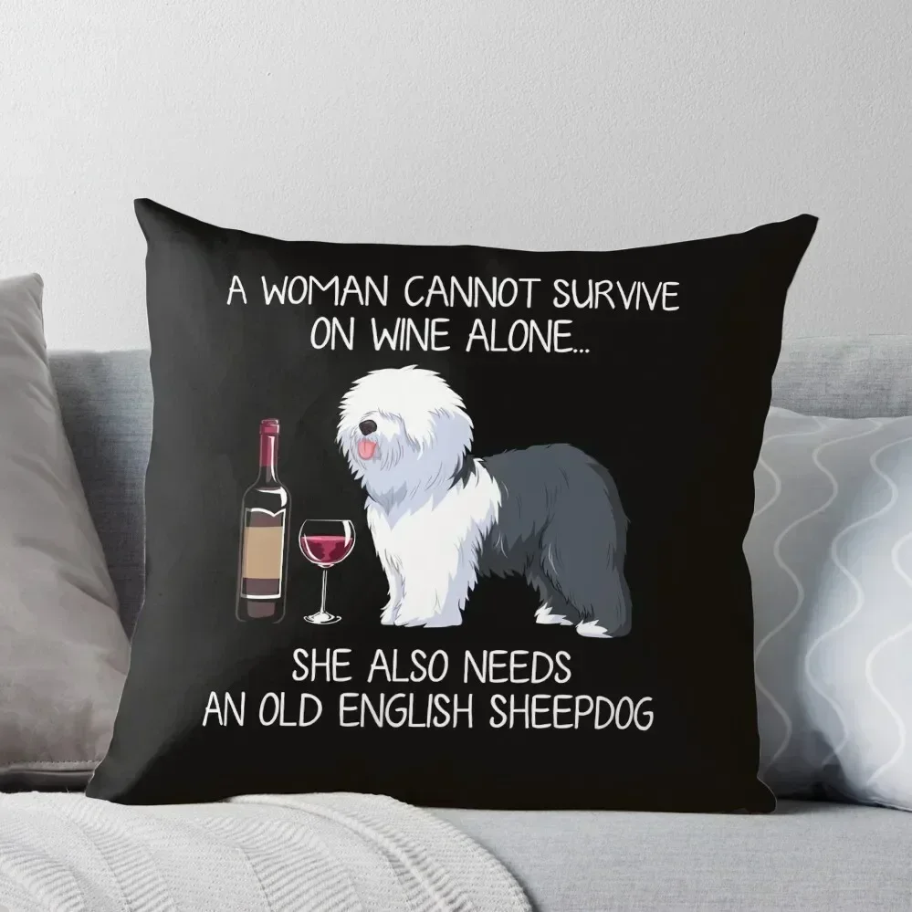 Old English Sheepdog and wine Funny dog Throw Pillow Decorative Cushions Luxury Cushion Cover Couch Cushions pillow
Old English Sheepdog and wine Funny dog Throw Pillow Decorative Cushions Luxury Cushion Cover Couch Cushions pillow