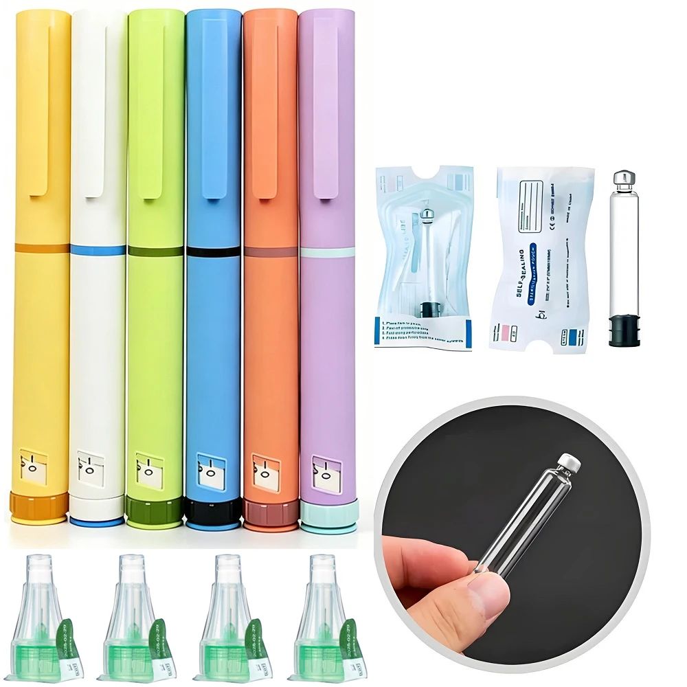 Colorful Reusable 3ml Weight Loss Injection Pen Set Plastic Peptide Pen With Portable Case 31G 4/6/8MM Needle 3ml Cartridge
Colorful Reusable 3ml Weight Loss Injection Pen Set Plastic Peptide Pen With Portable Case 31G 4/6/8MM Needle 3ml Cartridge