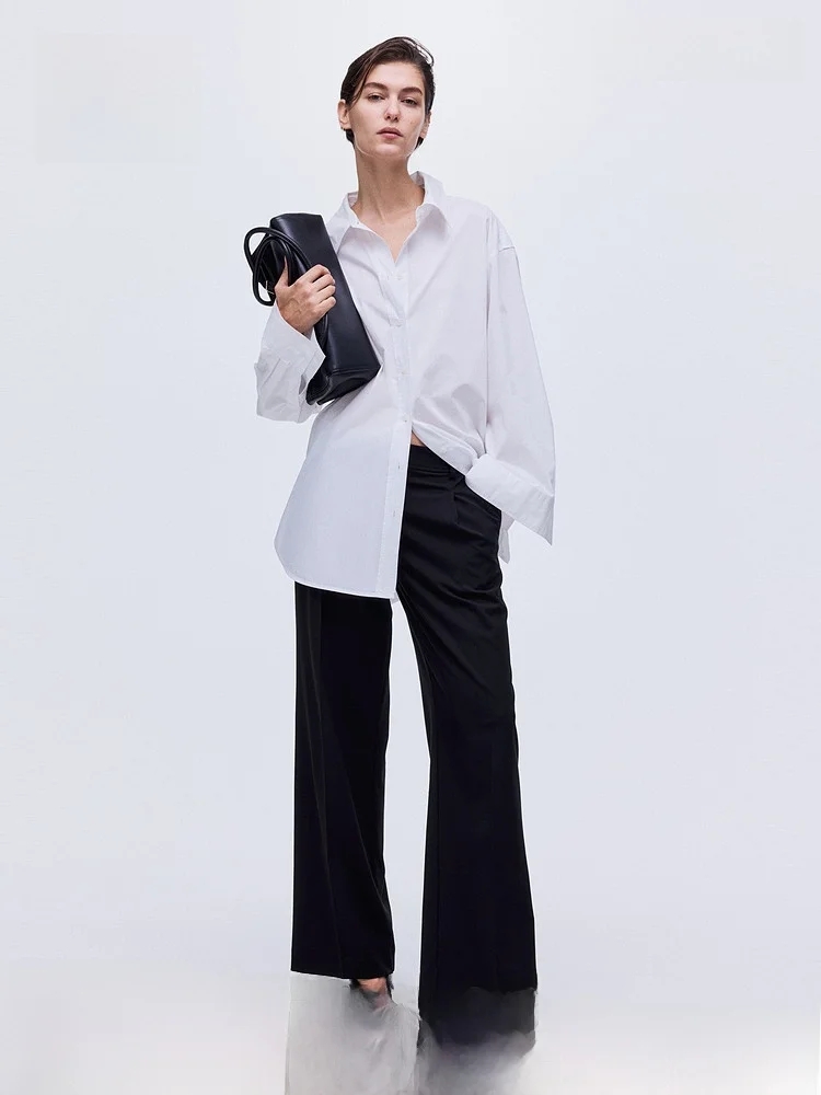 H&M Spring New Wide Leg Pants Women's Casual Trousers l Waist Polyester Fiber Spandex Viscose Elastic Fiber Ladies
H&M Spring New Wide Leg Pants Women's Casual Trousers l Waist Polyester Fiber Spandex Viscose Elastic Fiber Ladies