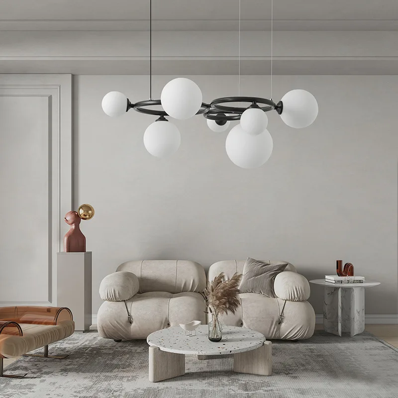 Nordic Glass Ball Ceiling Chandeliers Lustre Pendant Lights Hanging Lamps Suspension for Dining Living Room Kitchen
Nordic Glass Ball Ceiling Chandeliers Lustre Pendant Lights Hanging Lamps Suspension for Dining Living Room Kitchen