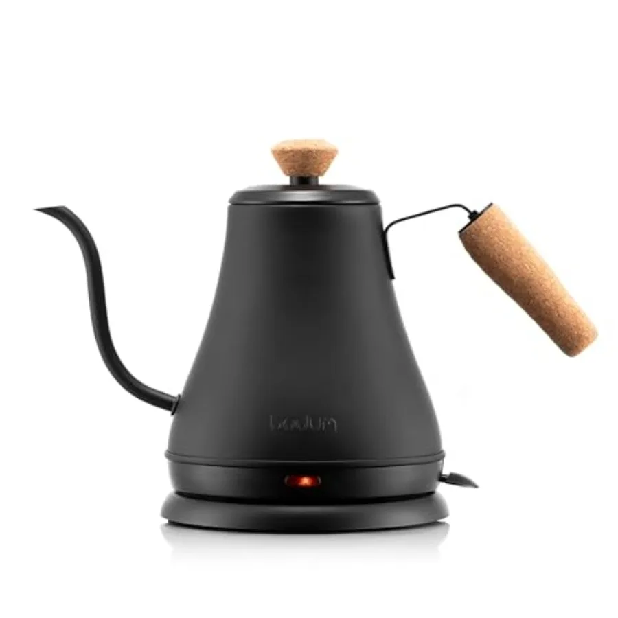 27oz Bistro Gooseneck Electric Water Kettle, Pour Over Coffee and Tea, Stainless Steel
27oz Bistro Gooseneck Electric Water Kettle, Pour Over Coffee and Tea, Stainless Steel