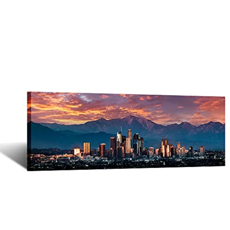 Cityscape Canvas Wall Art California in Sunrise Poster Artwork Canvas Prints USA Famous Landmark Art Wall Decor Downtown Los An
Cityscape Canvas Wall Art California in Sunrise Poster Artwork Canvas Prints USA Famous Landmark Art Wall Decor Downtown Los An