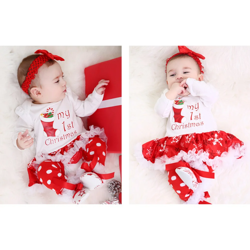 3pcs Snowflake Bodysuit Dress For Baby Girls Long Sleeve Christmas Outfit 0-3 Months S Newborn Xmas Costume Cartoon Socks Set
3pcs Snowflake Bodysuit Dress For Baby Girls Long Sleeve Christmas Outfit 0-3 Months S Newborn Xmas Costume Cartoon Socks Set