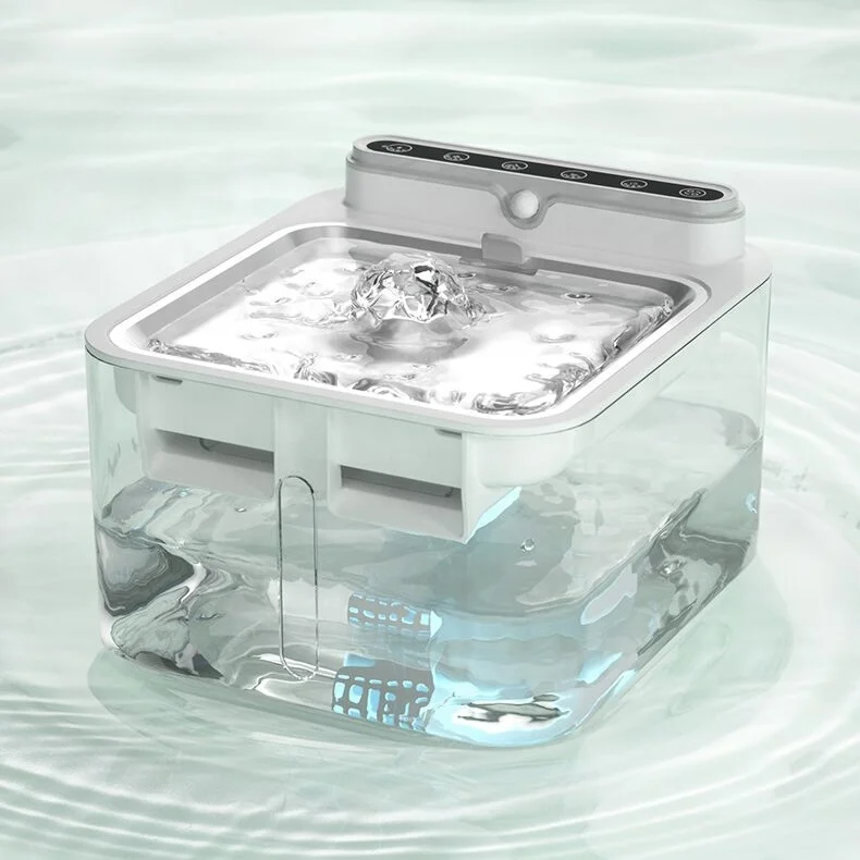Custom 3L Large Pet Dispenser ABS Water Fountain With Transparent Window USB Charging Electric Stainless Steel Cat Fountain
Custom 3L Large Pet Dispenser ABS Water Fountain With Transparent Window USB Charging Electric Stainless Steel Cat Fountain