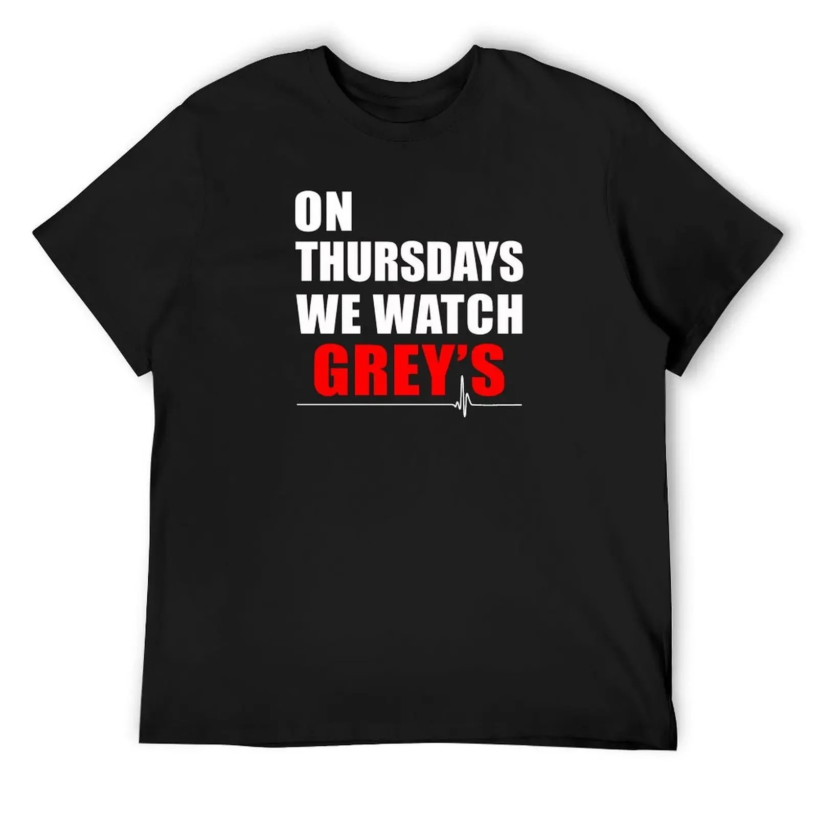 ON THURSDAYS WE WATCH GREY'S T-Shirt man clothes graphic shirts heavyweights sublime outfits for men
ON THURSDAYS WE WATCH GREY'S T-Shirt man clothes graphic shirts heavyweights sublime outfits for men