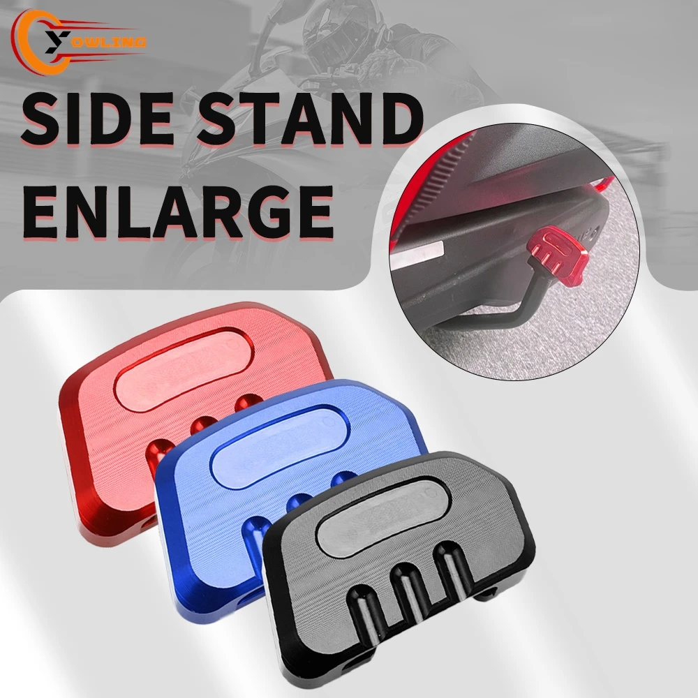 For HONDA PCX160 ADV150 2019 2020 2021 2022 2023 Motorcycle CNC Kickstand Enlarge Foot Side Stand Extension Plate Pad Accessorie
For HONDA PCX160 ADV150 2019 2020 2021 2022 2023 Motorcycle CNC Kickstand Enlarge Foot Side Stand Extension Plate Pad Accessorie
