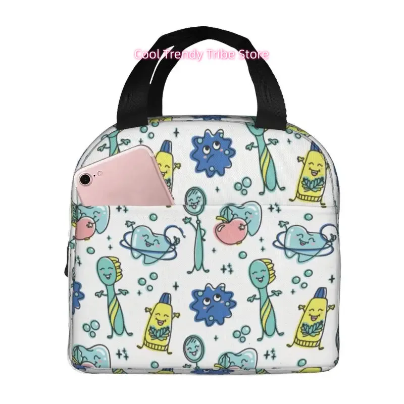 Thermal Insulated Dental Lunch Bag for Dentists & dental staff - Cooler with Oxford Cloth Tote, Compact Dentistry Design for on-
Thermal Insulated Dental Lunch Bag for Dentists & dental staff - Cooler with Oxford Cloth Tote, Compact Dentistry Design for on-