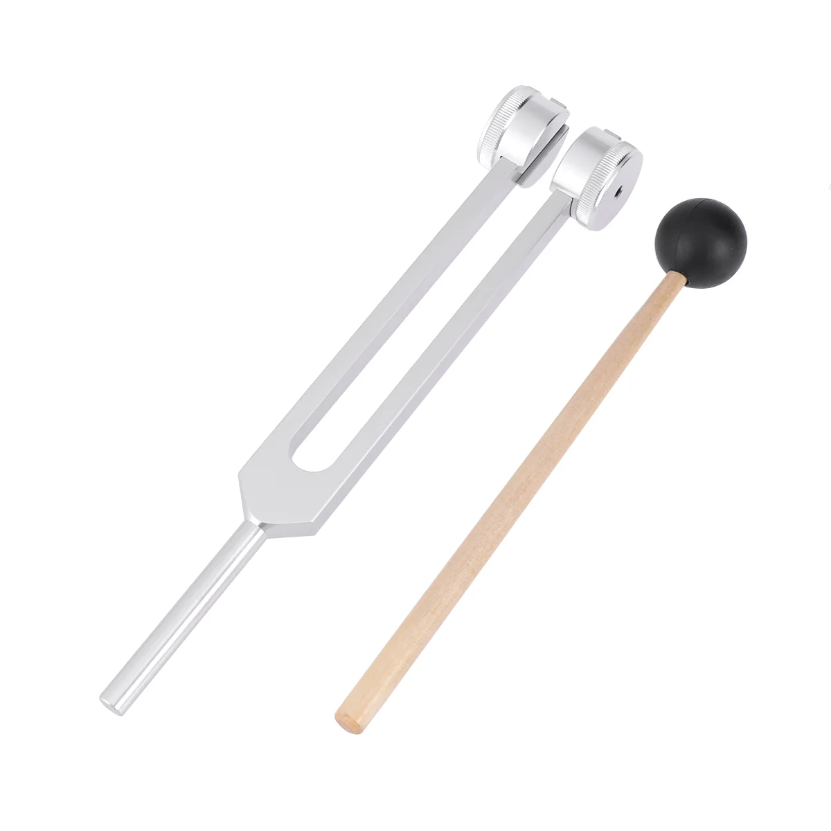 Aluminium 128 Tuning Fork Hammer Set Tuning Fork Weight Aluminum Clinical Grade Nerve with Silicone Hammer for Professional Use
Aluminium 128 Tuning Fork Hammer Set Tuning Fork Weight Aluminum Clinical Grade Nerve with Silicone Hammer for Professional Use