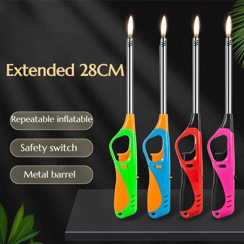 Newest Metal Extended Electronic Lighter Kitchen Gas Liquefied Gas Stove Household Open Fire Outdoor Barbecue Camping Igniter
Newest Metal Extended Electronic Lighter Kitchen Gas Liquefied Gas Stove Household Open Fire Outdoor Barbecue Camping Igniter
