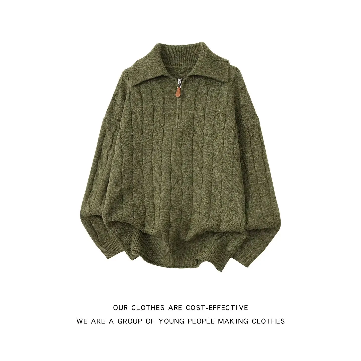 Модный вязаный свитер на молнии f, мужской ленивый повседневный дизайн с воротником-стойкой, универсальный свитер, повседневный длинный светер
Модный вязаный свитер на молнии f, мужской ленивый повседневный дизайн с воротником-стойкой, универсальный свитер, повседневный длинный светер