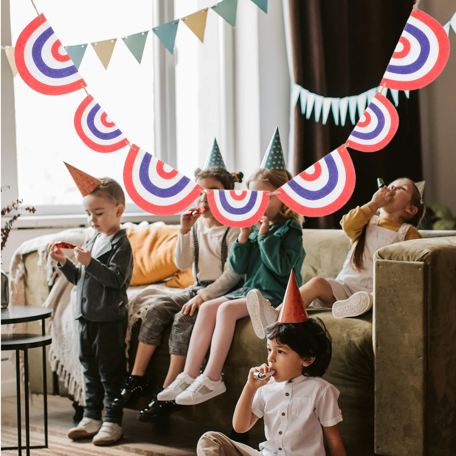 1 set 1 Set Patriotic Felt Banner American Flag Garland Usa Themed Independence Day Decorations Outdoor Indoor Bunting Veteran
1 set 1 Set Patriotic Felt Banner American Flag Garland Usa Themed Independence Day Decorations Outdoor Indoor Bunting Veteran