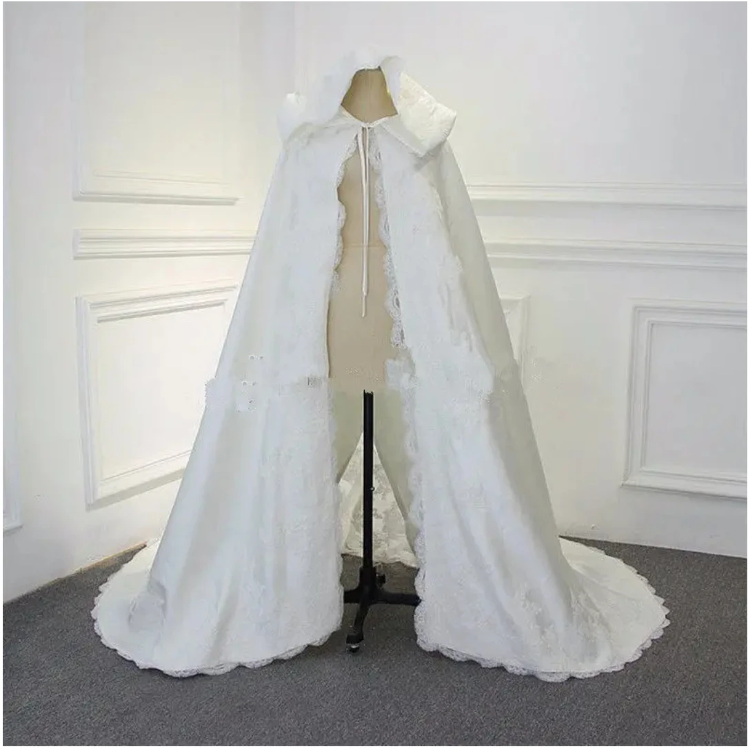 Новые зимние свадебные накидки белого цвета слоновой кости, накидки-шали с длинным шлейфом, кружевной край с аппликациями на капюшоне, свадебные накидки, куртки на заказ
Новые зимние свадебные накидки белого цвета слоновой кости, накидки-шали с длинным шлейфом, кружевной край с аппликациями на капюшоне, свадебные накидки, куртки на заказ