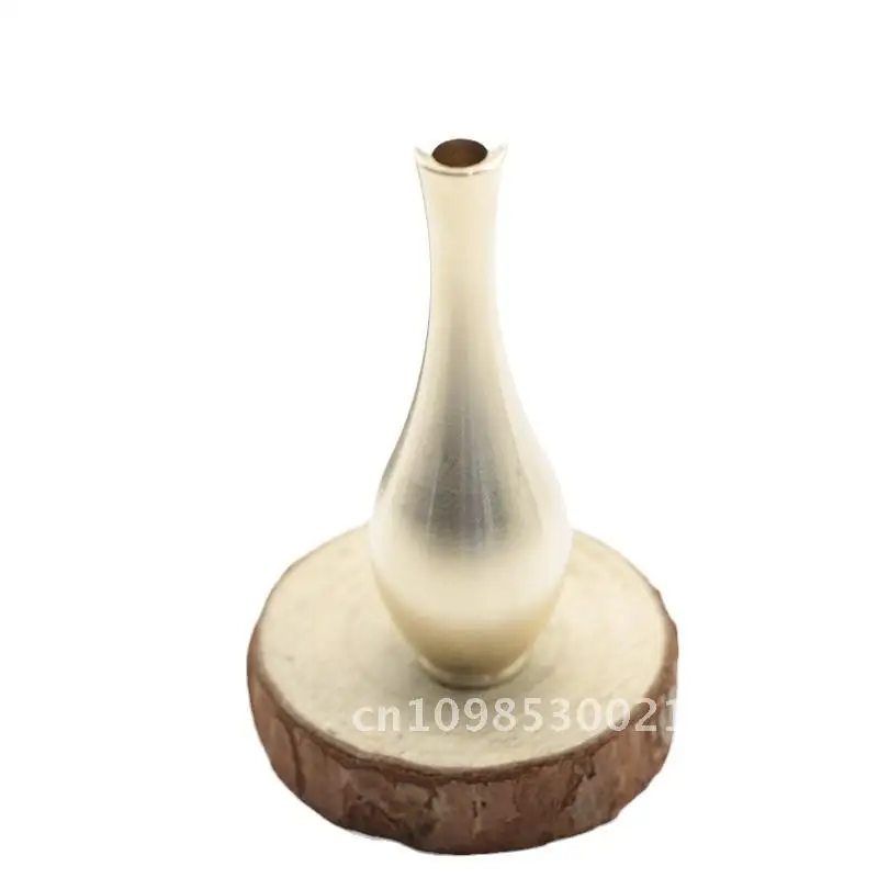 Mini Small Brass Vase Creative Desktop Ornament Modern Minimalist Flower Arrangement Accessory for Living Room Decor 
Mini Small Brass Vase Creative Desktop Ornament Modern Minimalist Flower Arrangement Accessory for Living Room Decor