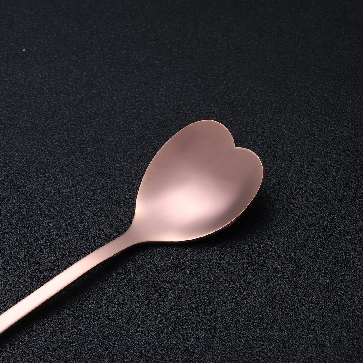 Gold Plating Stainless Steel Heart Shaped Spoon Thickened Anti-Rust Dessert Scoop Unique Portable Stirring Spoon for Home
Gold Plating Stainless Steel Heart Shaped Spoon Thickened Anti-Rust Dessert Scoop Unique Portable Stirring Spoon for Home