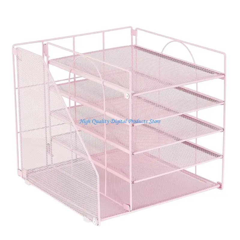 U2JE 5-Tiered Metal File Letter Tray With Book Rack Space Saving Document Organiser
U2JE 5-Tiered Metal File Letter Tray With Book Rack Space Saving Document Organiser
