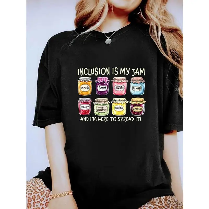 Inclusion Is My Jam T-Shirt, Funny Diversity Graphic Tee, Women's Men's Social Justice Top, Cute Teacher Kindness Present
Inclusion Is My Jam T-Shirt, Funny Diversity Graphic Tee, Women's Men's Social Justice Top, Cute Teacher Kindness Present