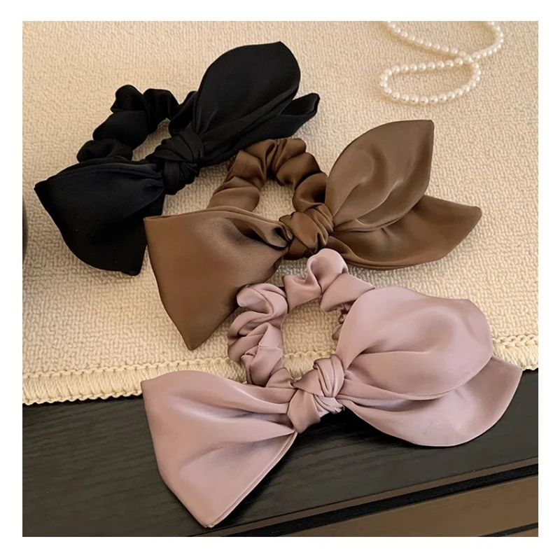 Веревка для волос во французском стиле, атласный бант, женская эластичная повязка для волос, держатель для хвоста, резинка, аксессуары для волос для девочек, эластичная повязка на голову
Веревка для волос во французском стиле, атласный бант, женская эластичная повязка для волос, держатель для хвоста, резинка, аксессуары для волос для девочек, эластичная повязка на голову
