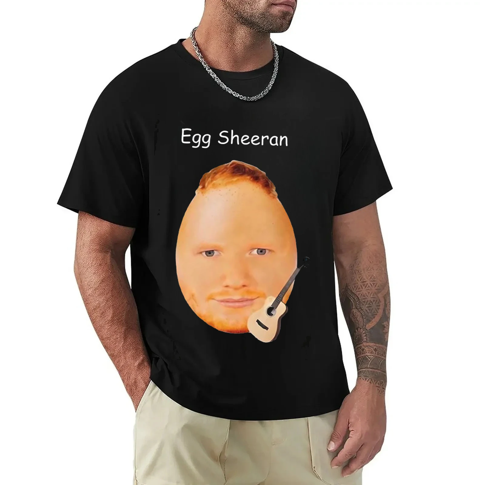 Egg Ed Sheeran Funny Meme T-shirt for Men and Women, Fashionable and Casual, Oversized Cotton Round-neck Short-sleeved
Egg Ed Sheeran Funny Meme T-shirt for Men and Women, Fashionable and Casual, Oversized Cotton Round-neck Short-sleeved