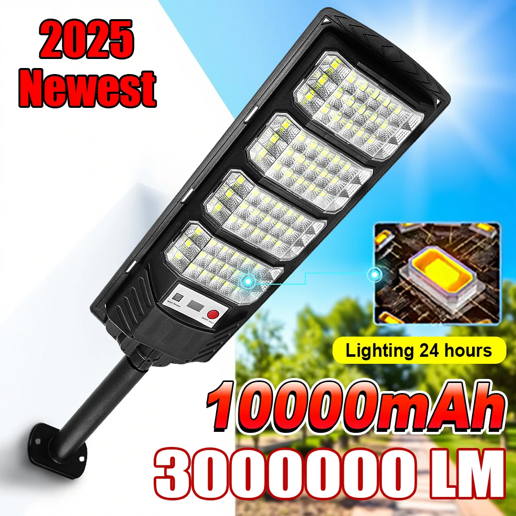 3000000LM Solar Lights 2025 Upgrade Outdoor Solar Lamp Led Sensor Light IPX65 Waterproof Wall Lamp Garden Backyard Streetlight
3000000LM Solar Lights 2025 Upgrade Outdoor Solar Lamp Led Sensor Light IPX65 Waterproof Wall Lamp Garden Backyard Streetlight