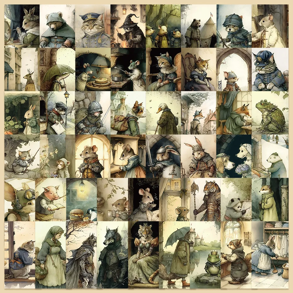 50Pcs Fairy Tale Animal Book Illustrations Series Stickers Laptop Ledger Phone Case Decoration Cross-border Stickers
50Pcs Fairy Tale Animal Book Illustrations Series Stickers Laptop Ledger Phone Case Decoration Cross-border Stickers