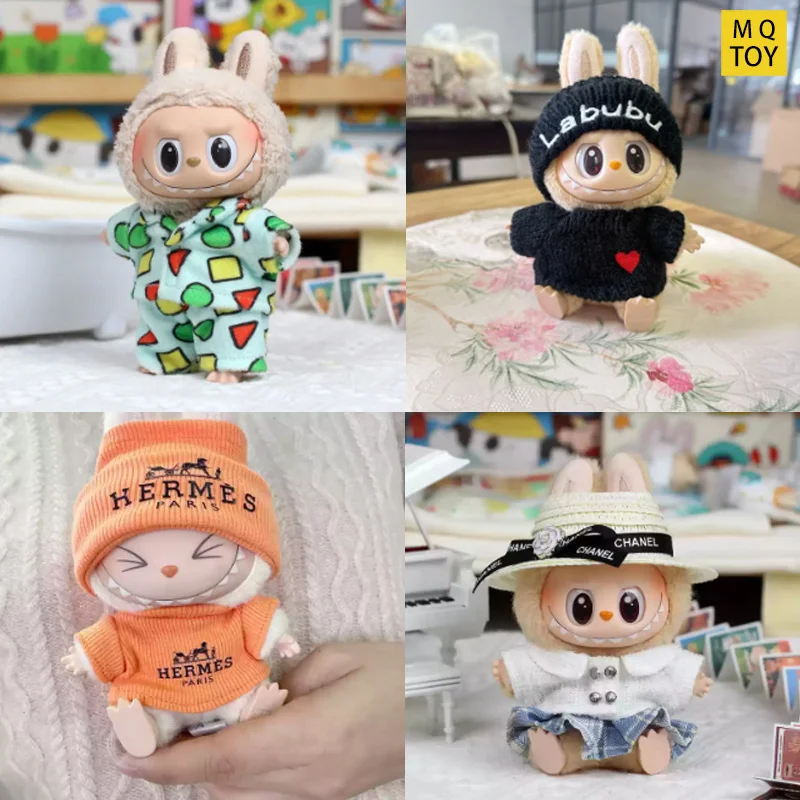 For Labubu Doll Clothes Macaron 17cm Plushie Hanging Ornament Toy Party Sleepwear Doll Accessories Collectible Figurine
For Labubu Doll Clothes Macaron 17cm Plushie Hanging Ornament Toy Party Sleepwear Doll Accessories Collectible Figurine