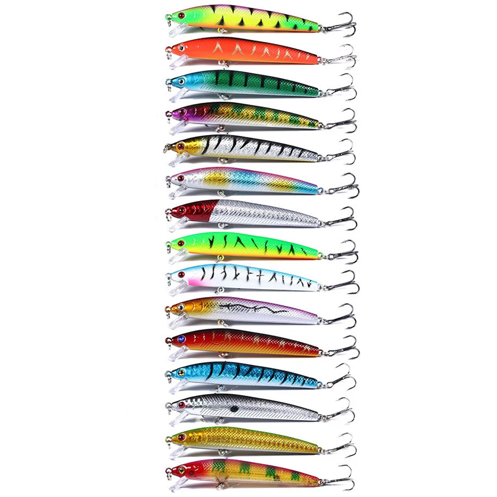 15 Pcs Lures Hard Bait Durable Plastic Fish Shape Design Fishing Supplies Hard Bait For Anglers Christmas Gift
15 Pcs Lures Hard Bait Durable Plastic Fish Shape Design Fishing Supplies Hard Bait For Anglers Christmas Gift