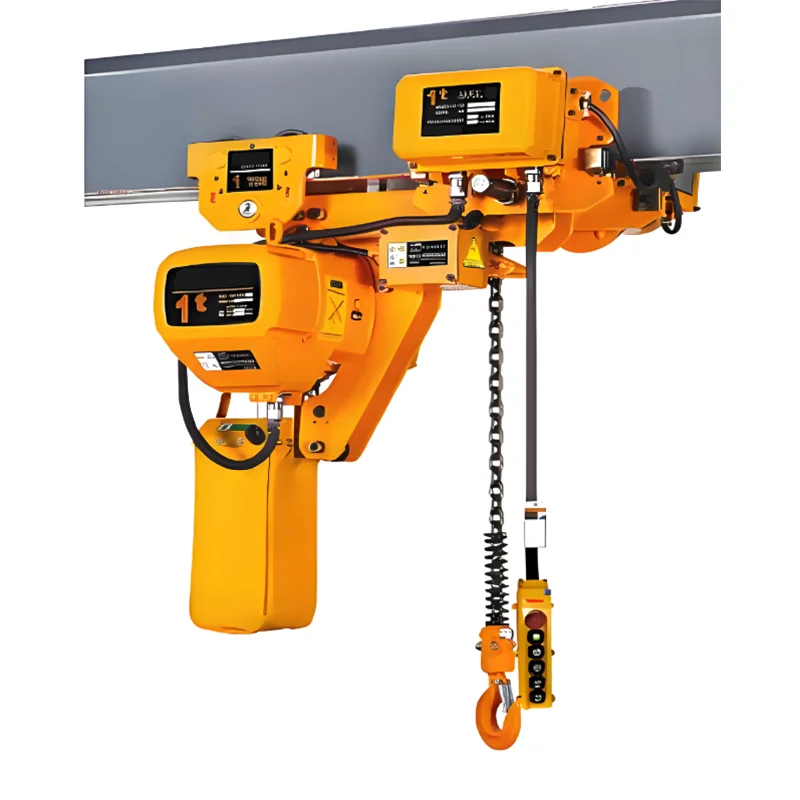 High Quality Low Headroom Electric Chain Hoist Electric Trolley Remote Control Steel Chain Hoist
High Quality Low Headroom Electric Chain Hoist Electric Trolley Remote Control Steel Chain Hoist