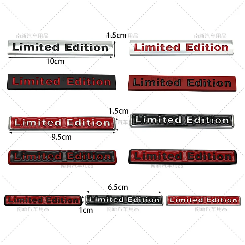 The Limited Edition metal emblem is suitable for Audi A4L A6LQ5 modified cars with multiple rear stickers
The Limited Edition metal emblem is suitable for Audi A4L A6LQ5 modified cars with multiple rear stickers