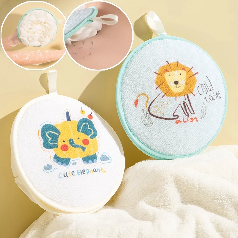 2 in 1 Cute Cartoon Animal Baby Bath Sponge Kids Children Adults Cleaning Brush & Body Scrubber Puff Loofah with Hanging Rope
2 in 1 Cute Cartoon Animal Baby Bath Sponge Kids Children Adults Cleaning Brush & Body Scrubber Puff Loofah with Hanging Rope