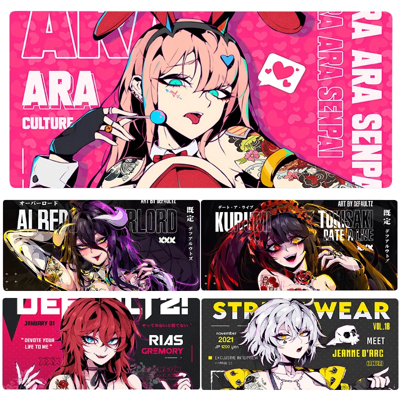 Computer Desk Mat Anime Girl Rubber Mouse Pad Kawaii Office Extended Mousepad XXL Gaming Accessories Non-slip HD Printing Carpet
Computer Desk Mat Anime Girl Rubber Mouse Pad Kawaii Office Extended Mousepad XXL Gaming Accessories Non-slip HD Printing Carpet
