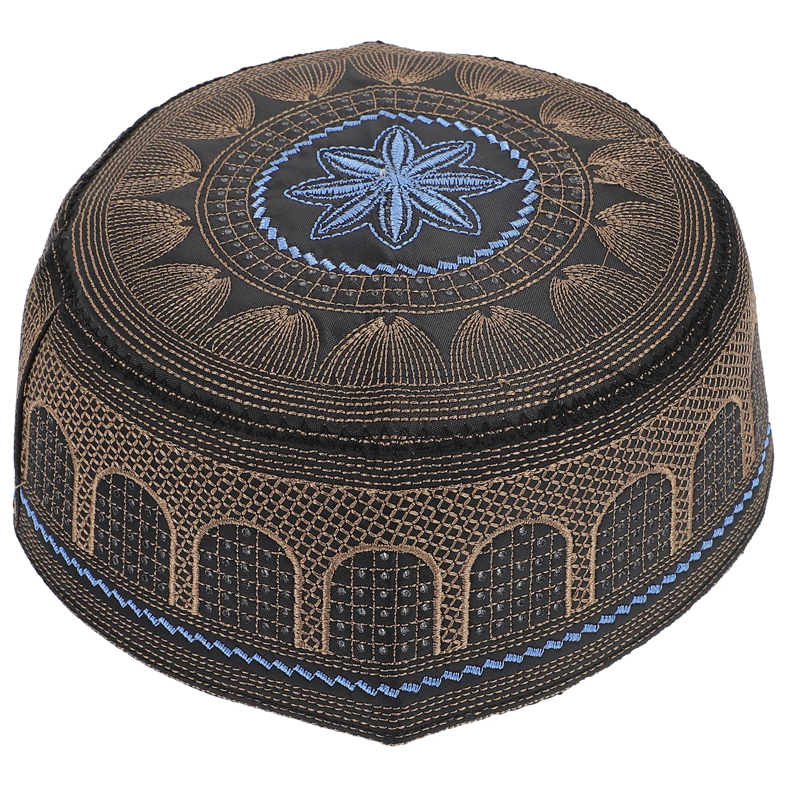 Islamic Men Embroidered Worship Hat Worship Cotton Tape Embroidered Lightweight Durable Practical Muslim Prayer Religious Riding
Islamic Men Embroidered Worship Hat Worship Cotton Tape Embroidered Lightweight Durable Practical Muslim Prayer Religious Riding