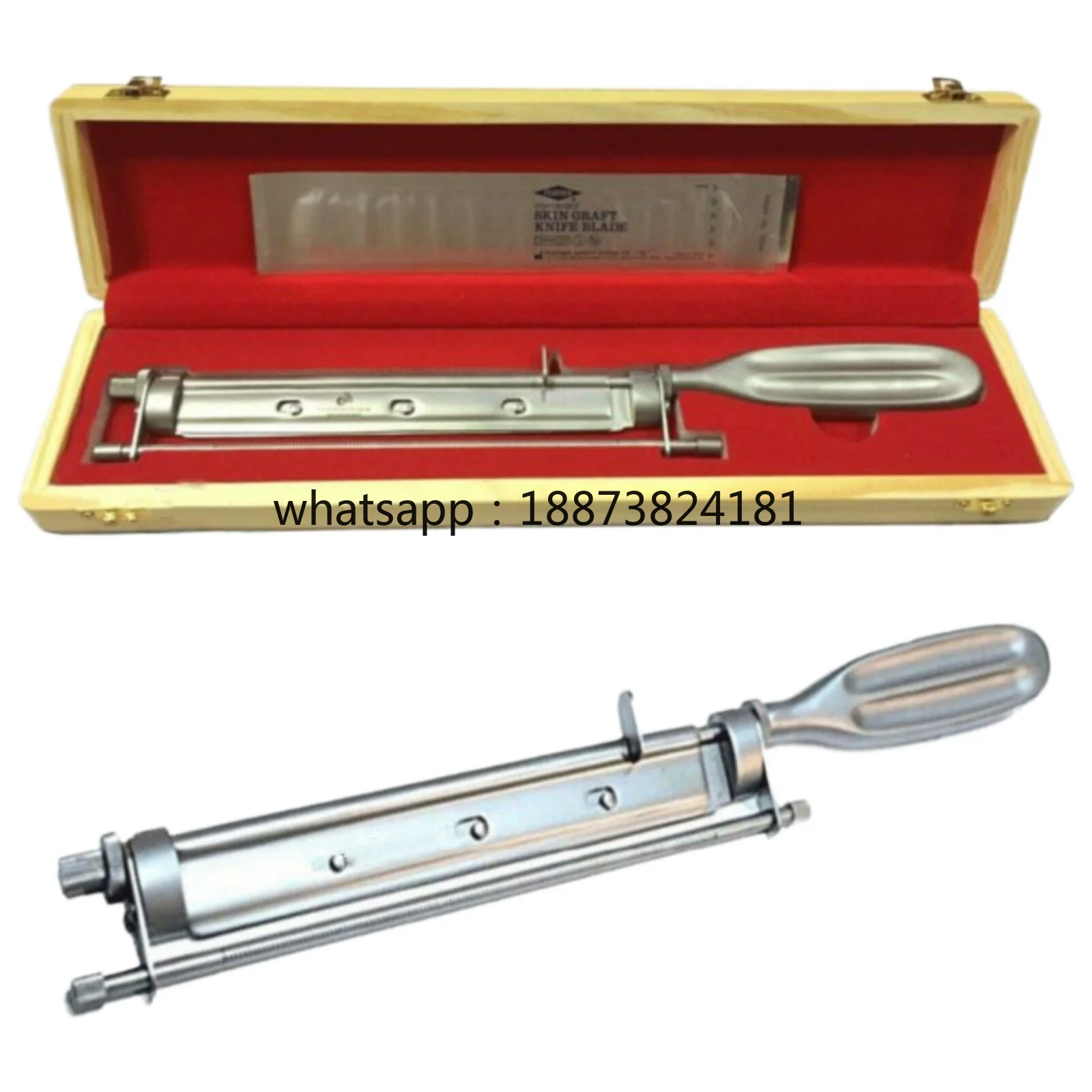 ZY- Med Surgical Stainless Steel Manual Watson Dermatome Graft Knife 30.5 Lifetime Warranty fast shipping
ZY- Med Surgical Stainless Steel Manual Watson Dermatome Graft Knife 30.5 Lifetime Warranty fast shipping