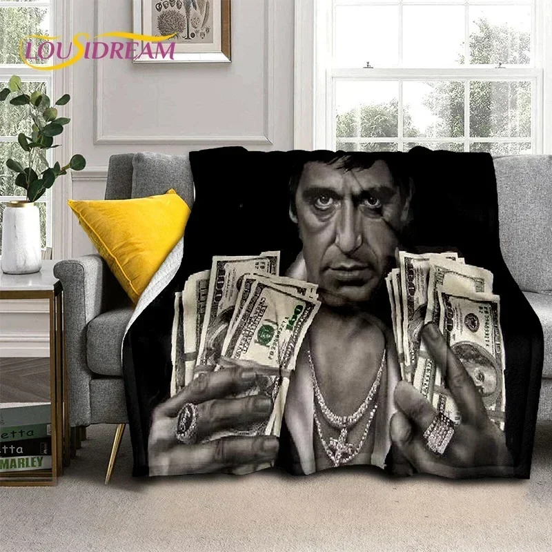 Scarface 3D Classics Movie Tony HD Blanket,Soft Throw Blanket for Home Bedroom Bed Sofa Picnic Travel Office Cover Blanket Kids
Scarface 3D Classics Movie Tony HD Blanket,Soft Throw Blanket for Home Bedroom Bed Sofa Picnic Travel Office Cover Blanket Kids