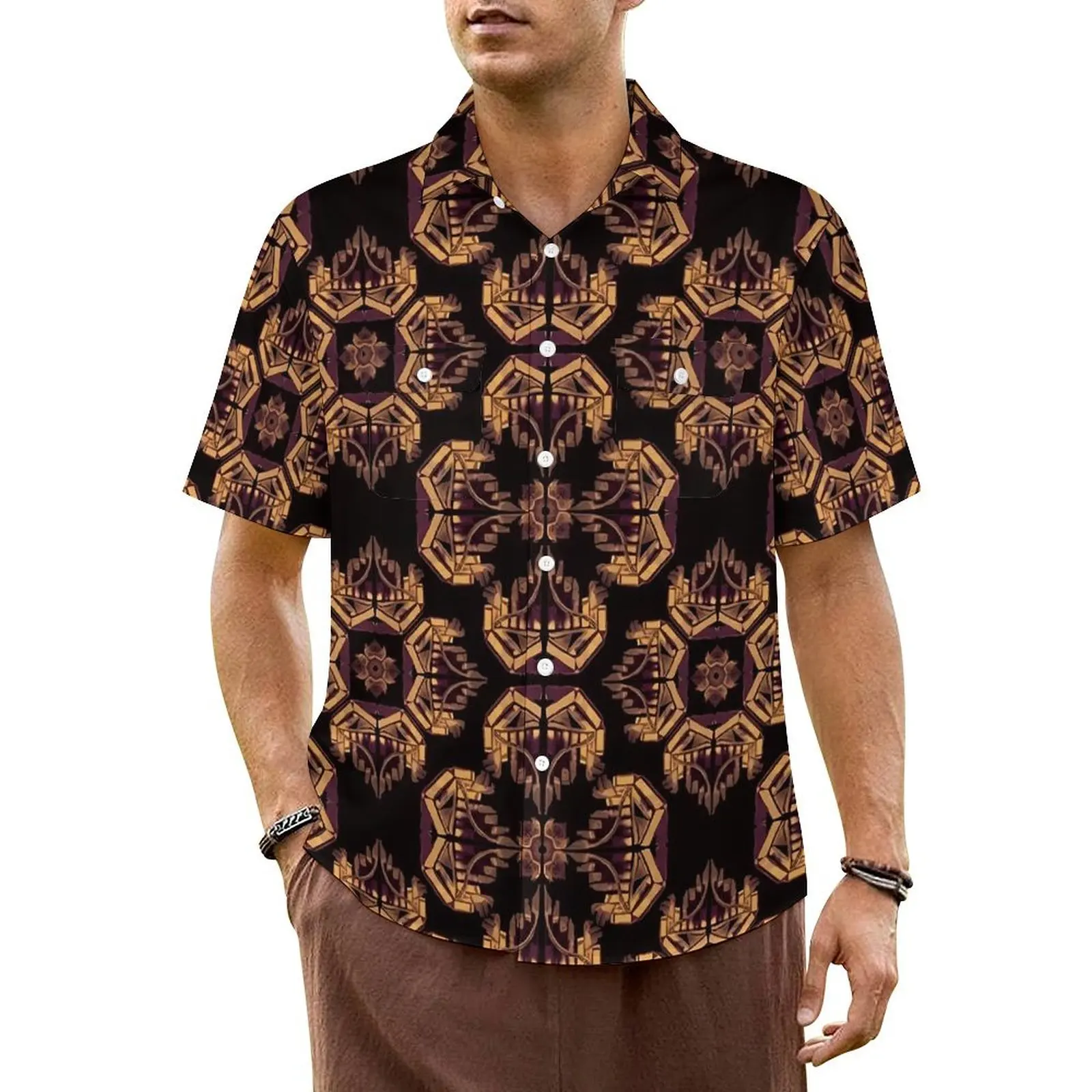 Baroque Print Art Beach Shirt Mens Retro Floral Cool Casual Shirts Hawaiian Short-Sleeved Comfortable Oversized Blouses Gift
Baroque Print Art Beach Shirt Mens Retro Floral Cool Casual Shirts Hawaiian Short-Sleeved Comfortable Oversized Blouses Gift