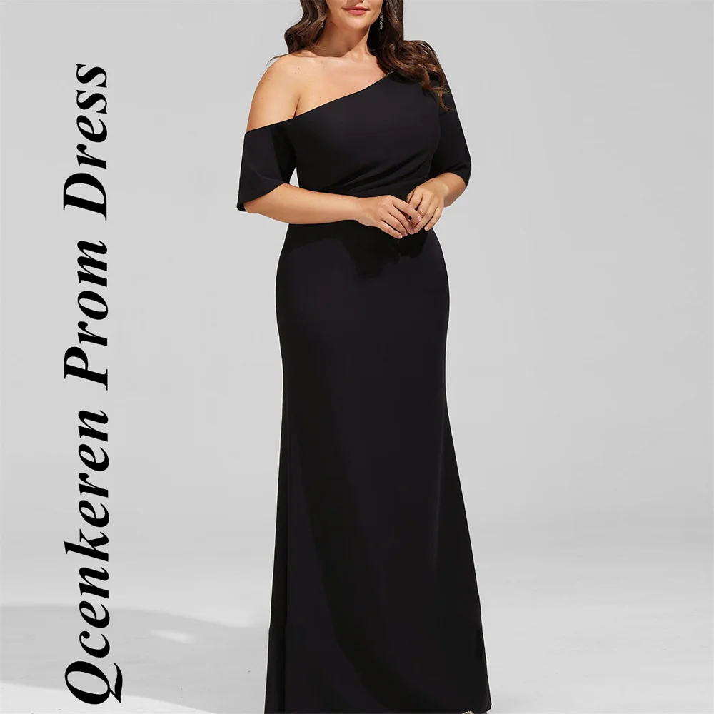Qcenkeren Mermaid Prom Dress Floor-Length One shoulder Stretch Crepe Evening Dress With Pleated Formal gown 2024
Qcenkeren Mermaid Prom Dress Floor-Length One shoulder Stretch Crepe Evening Dress With Pleated Formal gown 2024