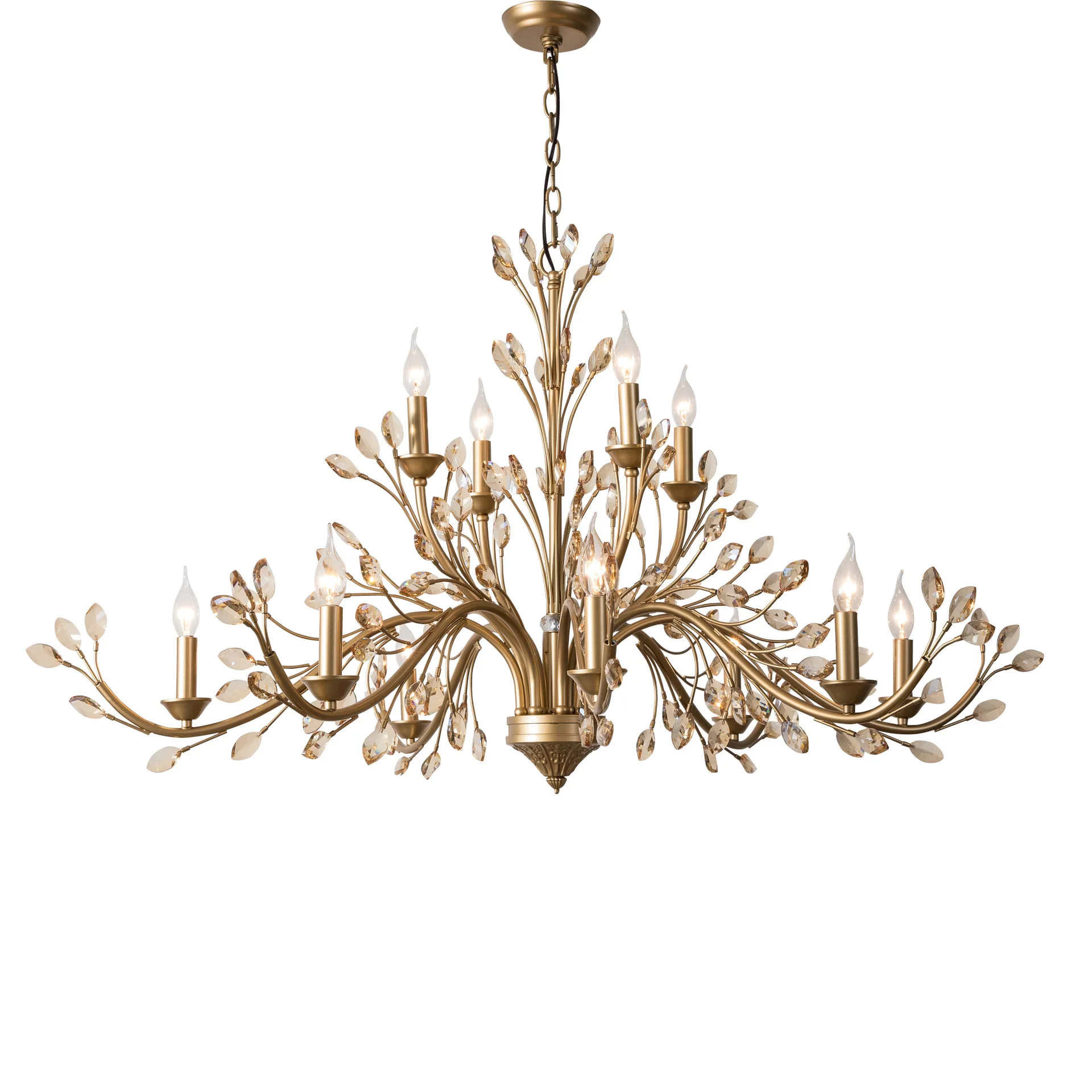 American crystal living room chandelier atmospheric creative dining room light simple branch French light luxury villa double
American crystal living room chandelier atmospheric creative dining room light simple branch French light luxury villa double