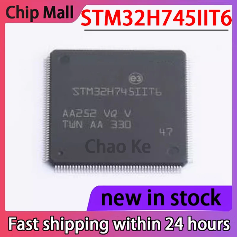 1PCS New Stock STM32H745IIT6 Microcontroller Chip Package LQFP-176
1PCS New Stock STM32H745IIT6 Microcontroller Chip Package LQFP-176
