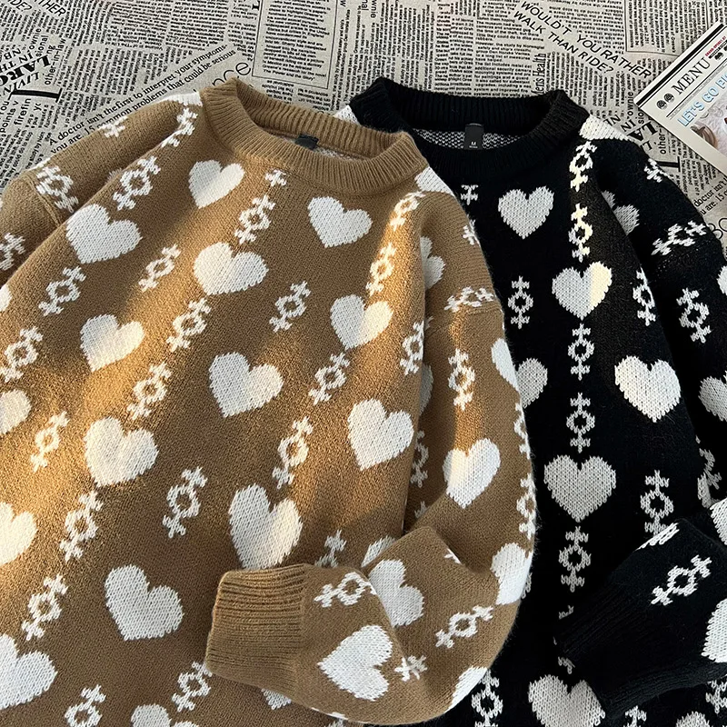 Пуловер с круглым вырезом и длинными рукавами, верхняя одежда, модное пальто для мужчин и женщин, теплый повседневный осенне-зимний новый спортивный свитшот, вязаный свитер, топы 
Пуловер с круглым вырезом и длинными рукавами, верхняя одежда, модное пальто для мужчин и женщин, теплый повседневный осенне-зимний новый спортивный свитшот, вязаный свитер, топы