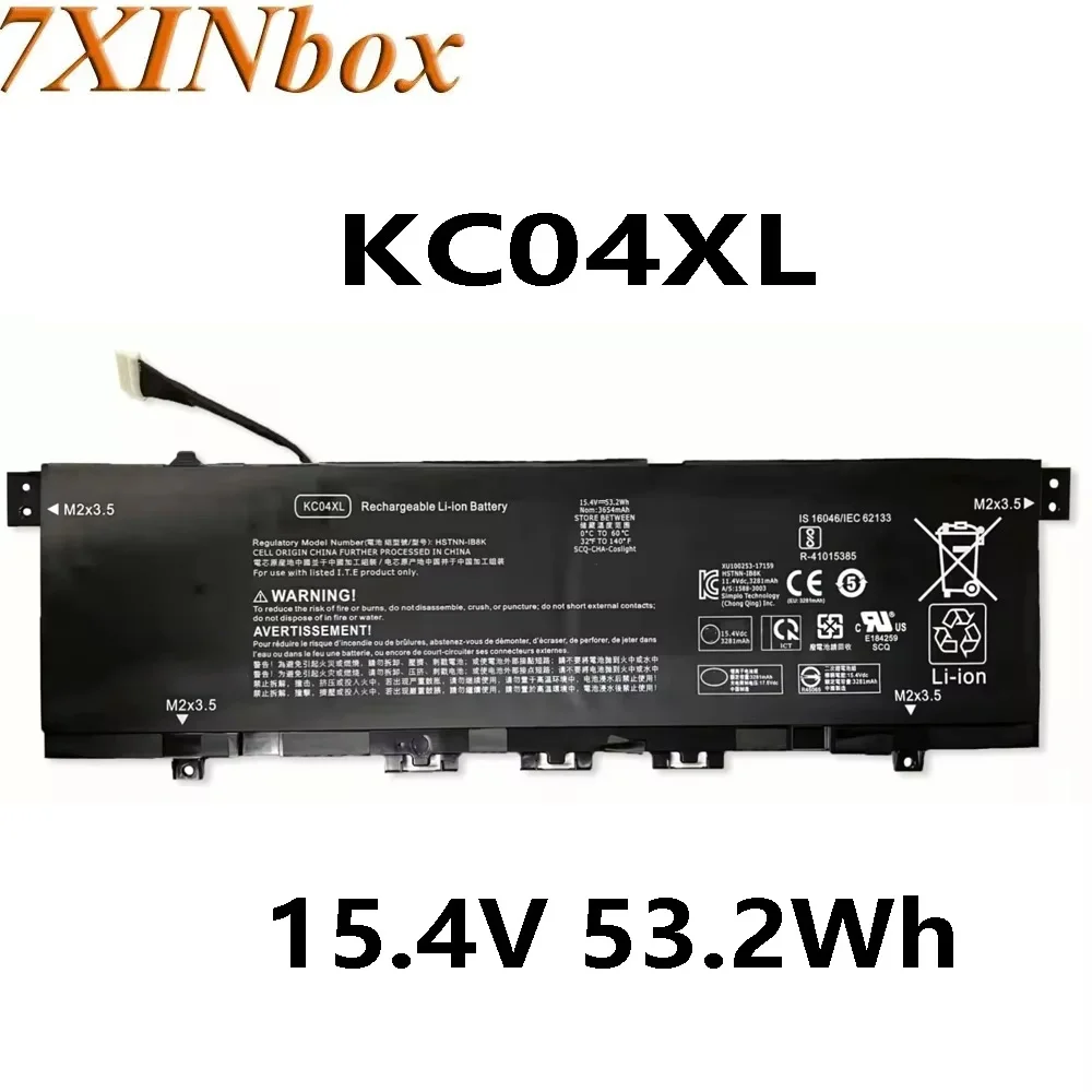 7XINbox KC04XL 15.4V 53.2Wh original laptop battery for HP ENVY 13 x360 PC 13 13-ah0001la HSTNN-DB8P L08544-2B1 L08496-855
7XINbox KC04XL 15.4V 53.2Wh original laptop battery for HP ENVY 13 x360 PC 13 13-ah0001la HSTNN-DB8P L08544-2B1 L08496-855
